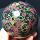 Rare 713 2g Natural Polished Colorful Agate Sphere Ball Healing Madagascar C1216