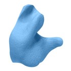 Blue Custom Molded Reusable Ear Plugs Molds 10 Minutes Hearing Protection Nrr 26