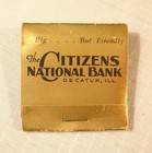 Golden Golf Tees Citizens National Bank Decatur Il Vintage