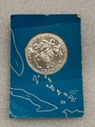 1974 Turks And Caicos Islands Churchill 20 Crown Sterling Silver Coin 1 1509 Asw