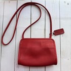 Coach   Vintage Red Disco Bag  Made In Costa Rica  1998   9048