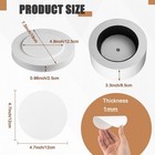 Tujoe 1 Pcs Large Microwave Kiln With 50 5 31 X 1 77 Inches  White
