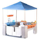 Step2 Grill   Gather Play Center W  Canopy  61pcs Accessory  Kids Outdoor Toys