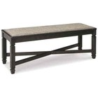 Tyler Creek Casual Black   Grayish Brown Polyester 50 In  X-shaped Base Dining T