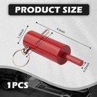 Ez Crank Trailer Jack Drill Adapter For 1 Inch 4 10 1 19 1 19 Inch  Red