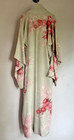 Vintage Japanese Silk Kimono With Chrysanthemums