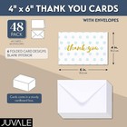 48 Pack Thank You Cards With Envelopes  All Occasion  Blank  6 Designs  4x6