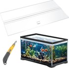 Aquarium Acrylic Canopy Set 29 X 11 38 X 0 28 Inch For 20 29 37 Gallon Withou   
