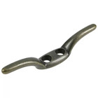 2-1 2 In  Rope Cleat In Antique Brass  10-pack 