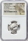 Ngc Ch Au  Attica Athens 353-294 Bc  Owl Ar Tetradrachm Silver Athena Greek Coin