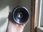 1740s Early Colonial Era Blackglass Long Neck Liquor Bottle Open Pontil Crude