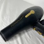 Bio Ionic Powerlight Professional Hair Dryer Black Gold Accents