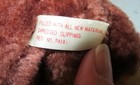 Vintage Brown Bear Dan-dee Dan Dee Dandee Plush 5 1 2  1979 Little Stuffed Toy