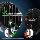 Colight Pair 7  Inch 500w Led Work Lights Drl Spot Beam Offroad Driving Fog Lamp