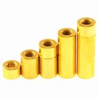M3 5 Brass Round Spacers Female Threaded Standoff Pillar Spacer Studs 2mm - 24mm
