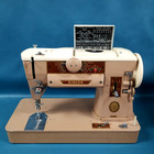 Vtg All Steel Singer 401a Heavy Duty Sewing Machine W  Foot Pedal In Case Works 