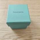  Jewelry Gift Box  Ring Charm Earrings Empty Case Leather Blue Tiffany   Co 