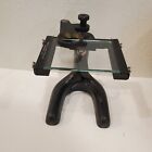 Antique 1800 s Bausch   Lomb Optical Brass Cast Iron  Botanical Microscope As Is