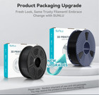 Sunlu 5  1kg Abs 3d Printer Filament 1 75mm   - 0 02mm 1kg Spool Black