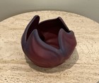 Vintage Van Briggle Tulip Mulberry Plum Art Pottery Vase Signed
