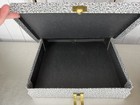 Vintage Letters Storage Box Desk File   Index  Latch Closure