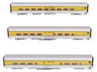 Rapido Trains Ho 131202 Denver   Rio Grande Western Ski Train Cars  set Of 3 