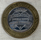 Fremont Hotel Casino Las Vegas  10 Silver Strike Gaming Token  999 Fine Silver