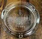 Vintage Clear Glass Ashtray Anchor Hocking 75th Anniversary With Box 1905 - 1980
