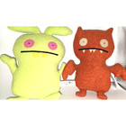 Ugly Dolls Lot Of 2 Plush 7    Stuffed Toys - Mij And Ice Bat