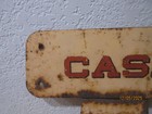 Vintage Case Farm Equipment Very Heavy Metal Yellow Sign Emblem Logo Tractor
