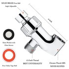 Universal Shower Head Holder For Hand Held Showerheads  Adjustable 1 Chrome