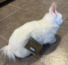 Hansa White Rabbit  Plush Toy Realistic 12 Inches