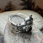 Onyx Claddagh Ring Irish Ireland Promise Engagement Ladies Ring 925