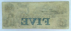 1850  5 Cochituate Bank Boston Obsolete Note Serial 995