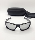 Oakley Custom Gascan S Small Polished Black W  Chrome Mirror Polarized Authentic