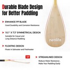 Sup Paddleboard Paddle With Carbon Fiber Shaft And Pp Blade  Floating Adjusta   