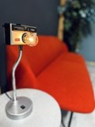 Vintage Kodak Instamatic 134 Camera Lamp     Upcycled Camera Light     Retro Decor