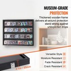 36 Graded Sports Card Display Case 30 5 X 24 3 X 2 1 In 98  Uv Protection