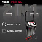 Manual Wheel Battery Charger 10 25 50 250a 6 12v Powerful Timer Amperage Setting