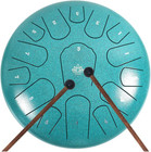 Rain Drum For Outside Garden steel Tongue Drum 12 Inches 15 Notes Musical Instru