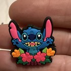 24 Stitch  Lilo   Stitch Waterproof Rubber Shoe Charm Set  Multicolor Cartoon