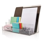 Acrylic Desk Organizer For Office Supplies And Desk Accessories  Clear Glitter