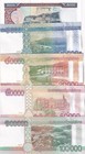 Laos Set 5 Pcs 5000 10000 20000 50000 100000 Kip 2020  2022 P 41aa-42a Unc