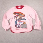 Vintage Disney Magic Pajama Top Girls 12 Pink Oliver   Company Ice Cream 80s
