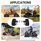 23 6in Rear Axle Track Kit For Go Kart Buggy Quad Atv Snow Sand Snowmobile