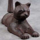 Resting Cat Cast Iron Paper Towel Holder Kitchen Counter Decor