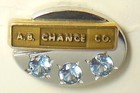 Ab Chance Co  1 10 10k Employee Service Award Tie Pin Advertising