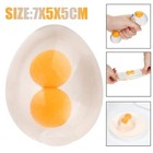 Funky Egg Splat Ball Squishy Toy     Stress Relief Yolk Fun For Kids   Adults