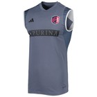 Adidas St  Louis City Sc Mls On-field Sleeveless Soccer Training Jersey New L