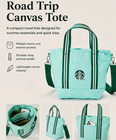 New 2026 Starbucks Road Trip Canvas Tote Bag Collection  Limited Edition